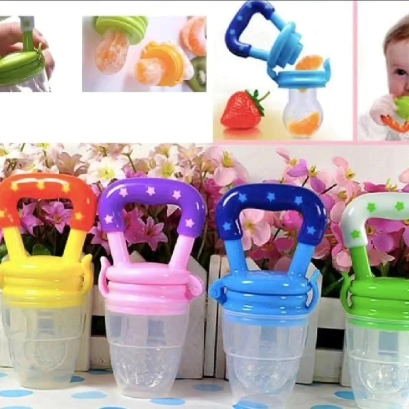 Baby Fruit Feeder Pacifier Set – Silicone Teething Toy & Fresh Food Feeder for Safe Infant Weaning